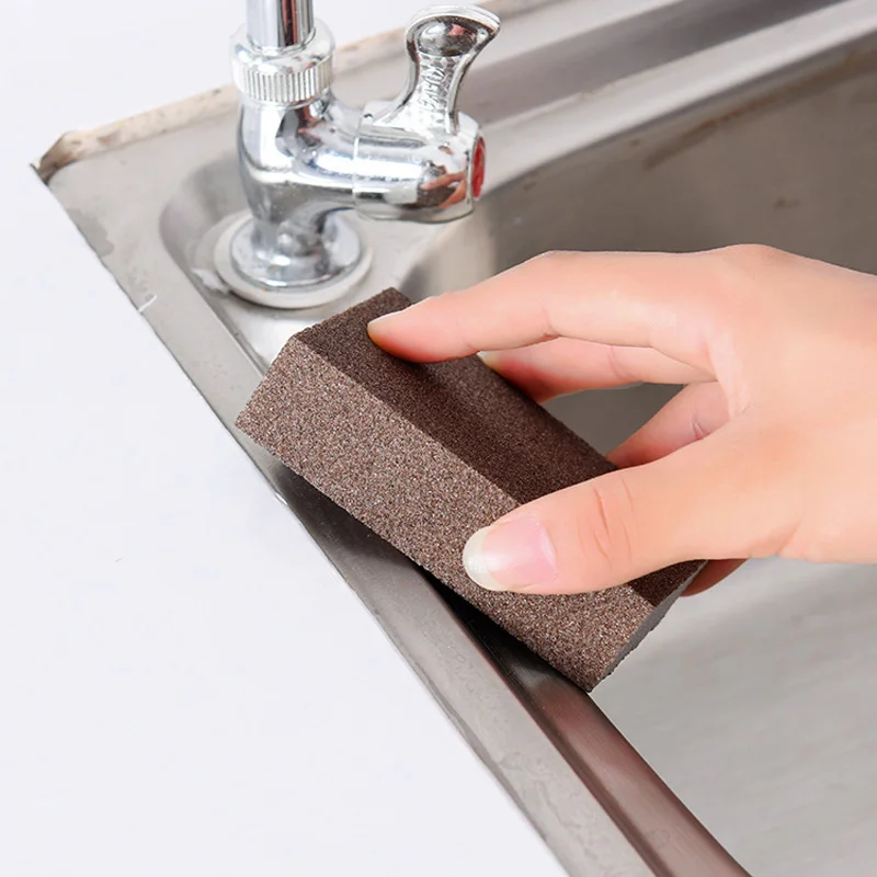 

1Pcs Carborundum Magic Sponge Descaling Cleaning Sponge Super Strong Removing Rust Sponge Nano Emery Magic Sponge Kitchen Tools