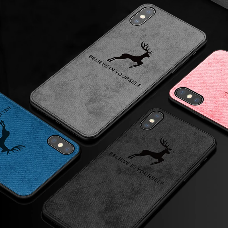 Чехол для телефона iphone Xs Max 7 8 plus iPhonex роскошный мягкий ТПУ чехол мягкая ткань 3D