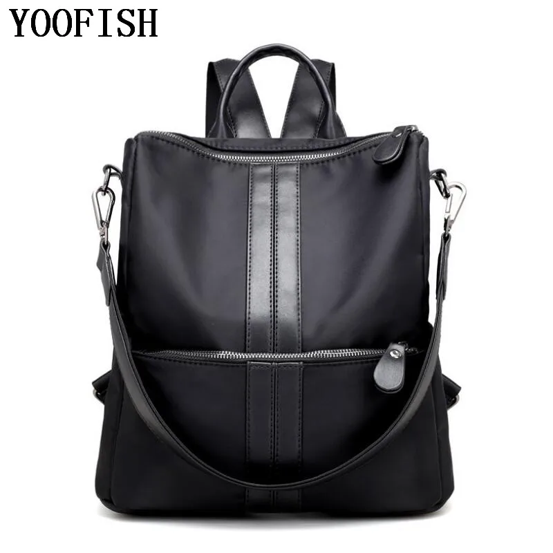 

YOOFISH Brands New Natural Oxford Backpacks Women Backpack Tote Bags Fashion Casual Mochila Preppy Style LJ-899