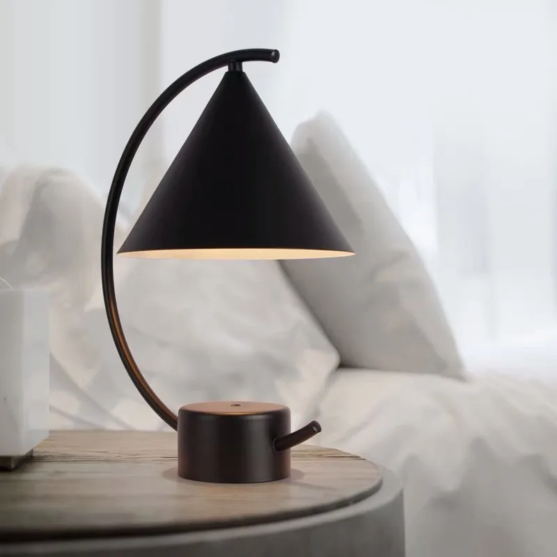  Creative Glass Bedside LED Desk Lamp Bedroom Desk Lights Living room Table Lamp Bed Light Art Deco 