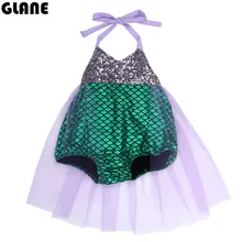 Милый купальник для маленькой принцессы Обувь для девочек Русалочка комплект бикини с бантом Купальники для малышек купальный костюм Одежда для маленьких девочек