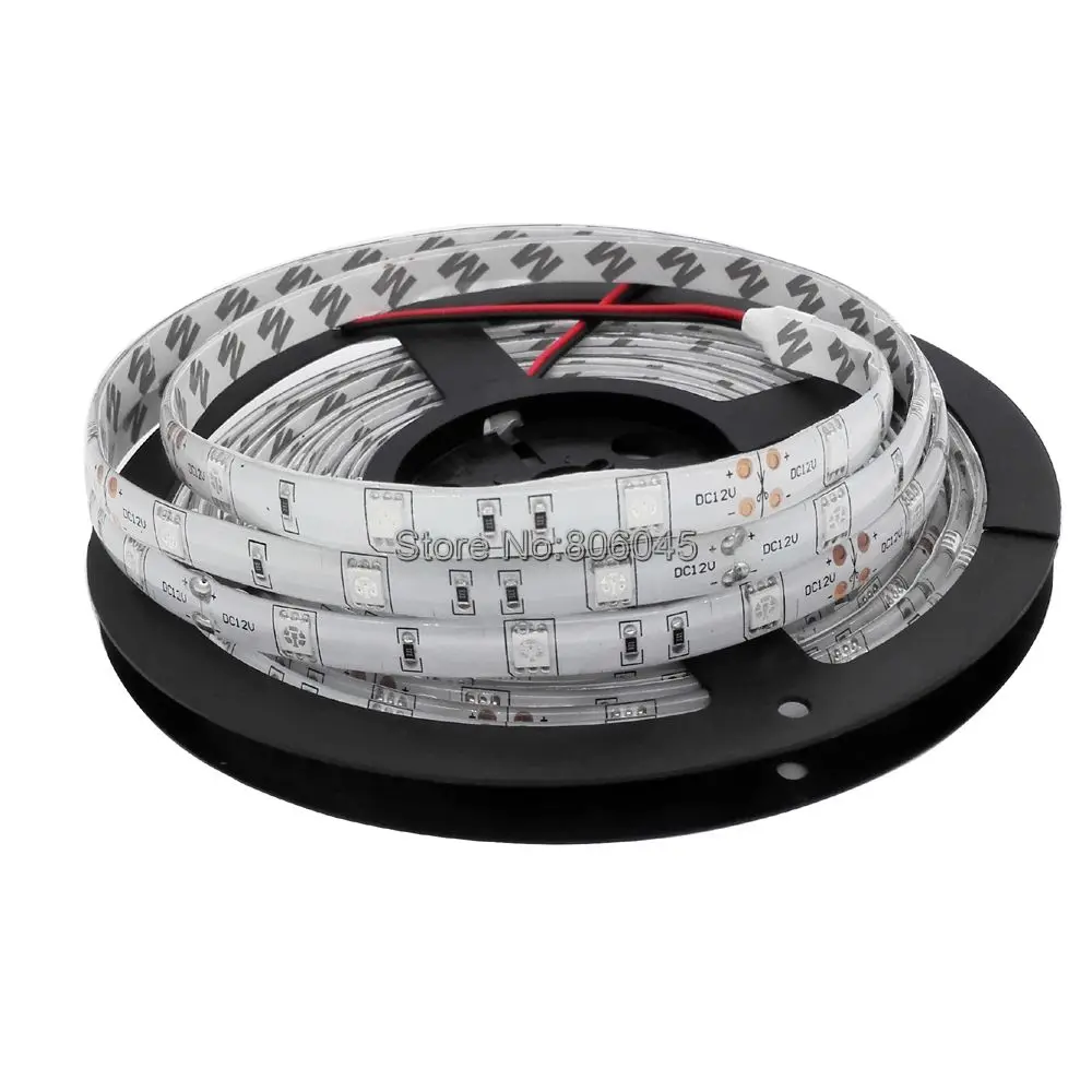 5 м 12 В DC SMD 5050 Светодиодная лента 30 светодиодов/м 150 светодиодов IP20 IP65