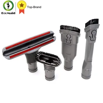 

4 Pcs Handheld Tool Brush for Dyson Vacuum Cleaner DC16 DC24 Attac Kit &Crevice tool&Wide Nozzle Brush Tool &Stiff Bristle Brush