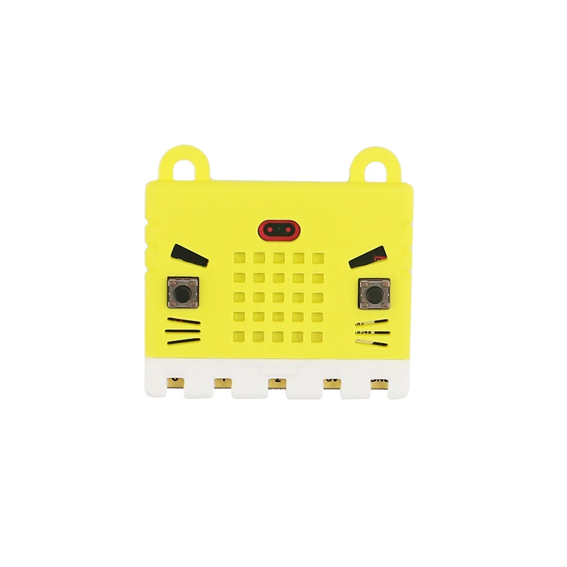 Micro: чехол для бит, 3 цвета, силиконовая коробка, синий, желтый, красный, чехол, милый дизайн, для Micro: bit, для детей, противоударный