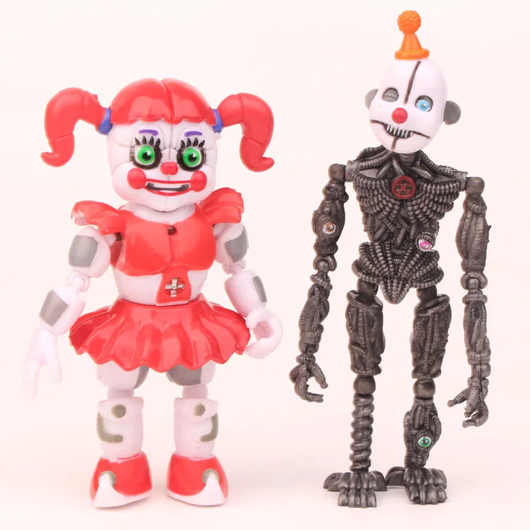 5 шт./лот FNAF Five Nights At Freddys Freddy toys Bonnie Foxy Fazbear Медведь со светодиодной подсветкой пвх