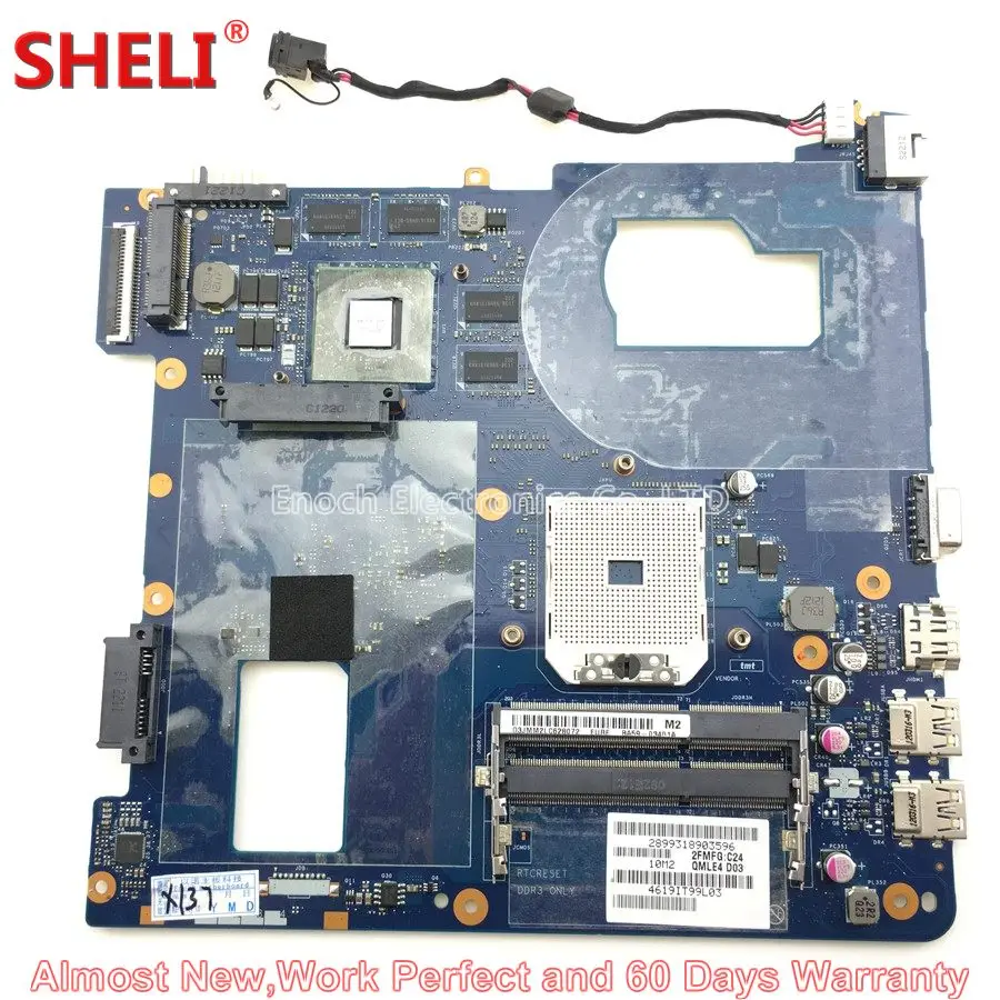 SHELI BA59 03401A материнская плата для ноутбука samsung NP355 NP355C4C NP355V5C 355V QMLE4 LA 8863P HD 7670M 1GB 216