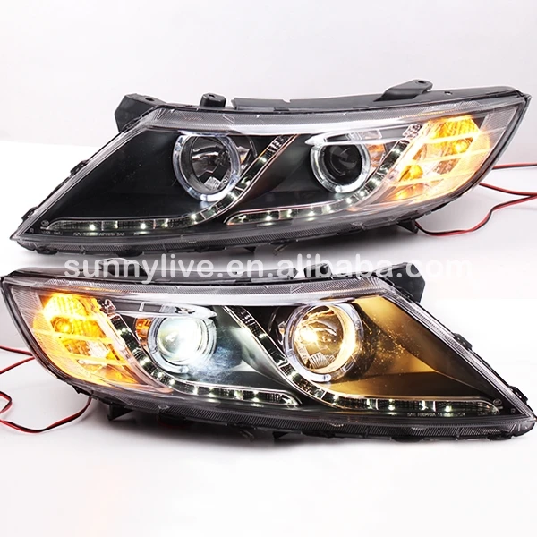 

For KIA Optima K5 LED Angel Eyes Head Lamp 2011-2012 year LF