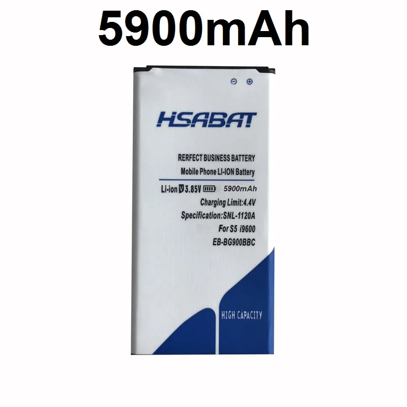 imágenes para HSABAT 5900 mAh Batería para Samsung Galaxy S5 EB-BG900BBC i9605 i9602 i9600 G900F G900T G900P G9008V G9006W G9009D G9009W G9008 imágenes para HSABAT 5900 mAh Batería para Samsung Galaxy S5 EB-BG900BBC i9605 i9602 i9600 G900F G900T G900P G9008V G9006W G9009D G9009W G9008