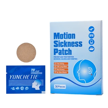 

36pcs Car Motion Sickness Relief Patch Anti Carsickness Airsickness Seasickness Nausea Dizzy Preventing Sickness Patch Body Care