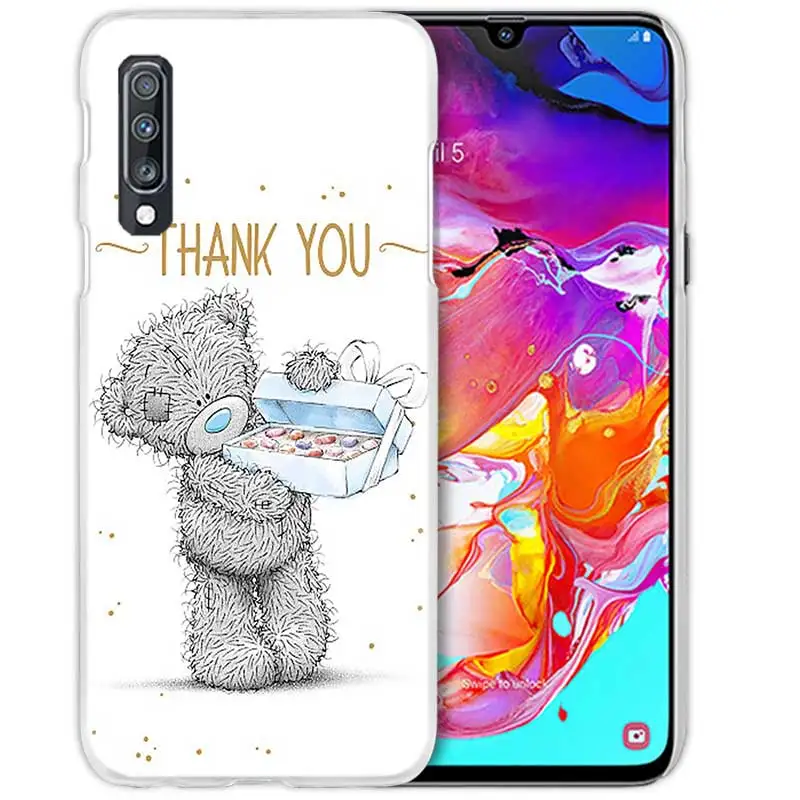 05 Чехол Teddy Me To You Bear для samsung Galaxy A50 A70 A20e A40 A30 A20 A10 A8 A6 Plus A9 A7 жесткий прозрачный чехол для телефона из поликарбоната - Цвет: 05