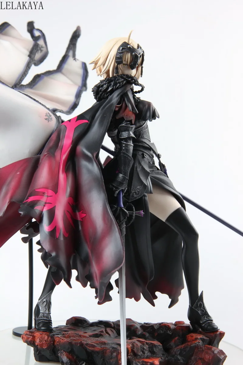 1 шт. японская аниме FGO черная линейка Fate Grand Order Jeanne D'Arc Alter 1/7 ПВХ фигурка модель игрушки кукла подарок дропшиппинг