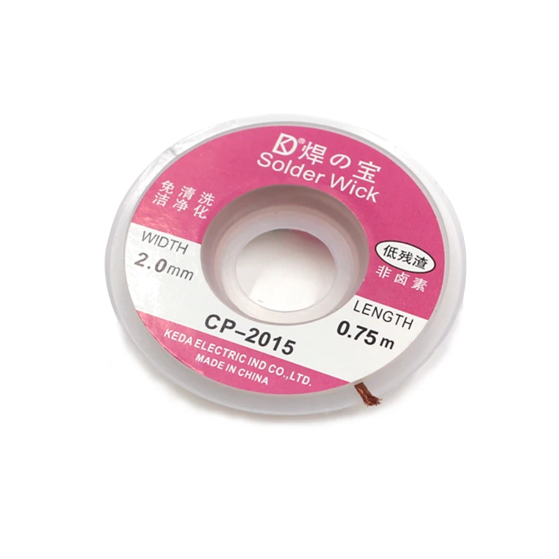 

Soldering wick wire Designer New 2.0mm New Useful Desoldering Braid Solder Remover Wick cp2015