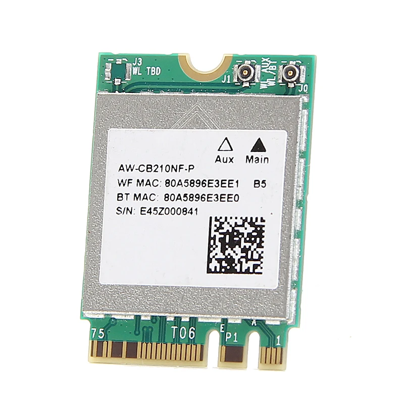 Двухдиапазонный адаптер Broadcom BCM94356Z AW-CB210NF-P NGFF M.2 WiFi беспроводная карта 867 Мбит/с+ Bluetooth 4,1 802.11ac BCM94356Z карта переменного тока