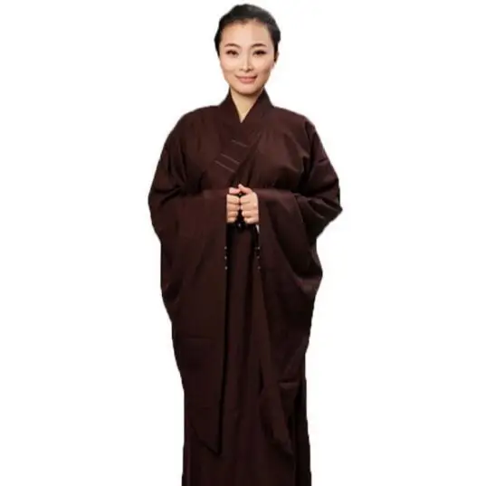 Длинное платье; одежда; пальто; хлопковое пальто в китайском стиле буддизма; униформа для персонала; женская одежда