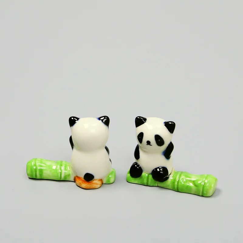 1 шт. подставка для палочек для еды керамический маятник ремесло панда палочки для еды держать творческие подарки домашние столовые приборы