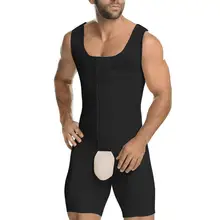 Мужское Корректирующее белье, боди с контролем живота, компрессионное белье Fajas modeladoras Body Shaper, мужское нижнее белье, подтягивающий пояс, регулируемый крючок