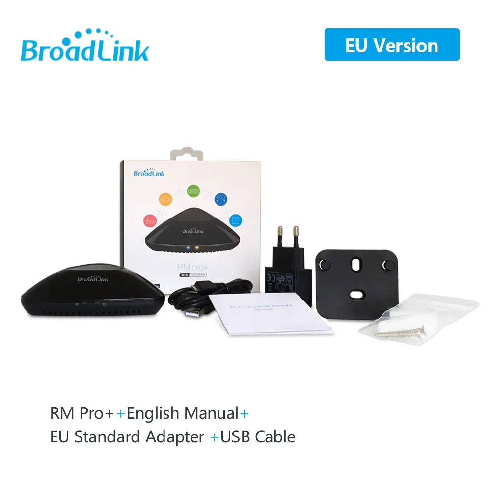 

Broadlink RM PRO+ RM33 Universal Intelligent Remote Controller Smart Home Automation WiFi+IR+RF Switch For IOS Android Phone