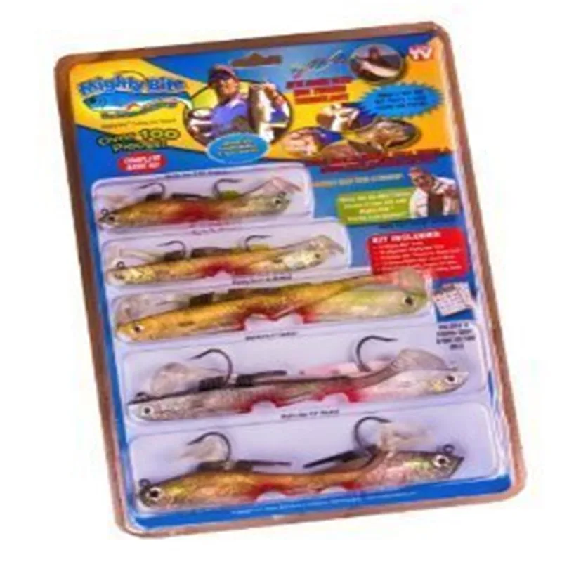 Fishing tackle fishing lure bait Mighty Bite 5 sense Soft