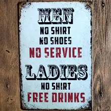 Семейные правила, мужская рубашка без обуви, металлическая жестяная вывеска, винтажные тарелки для стен, паба, кафе, домашнего декора, гаража, куадроса, A-5575