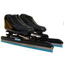 Japy 6 слоев углерода скорость ледяное лезвие обувь для катания на коньках с металлическим фиксацией расположение нож гоночный коньки удобные Patines кроссовки J003