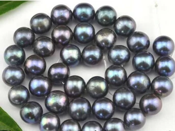 

FREE SHIPPING>>>@@ N712 10-11mm Peacock Freshwater Pearl Loose Beads 15.5