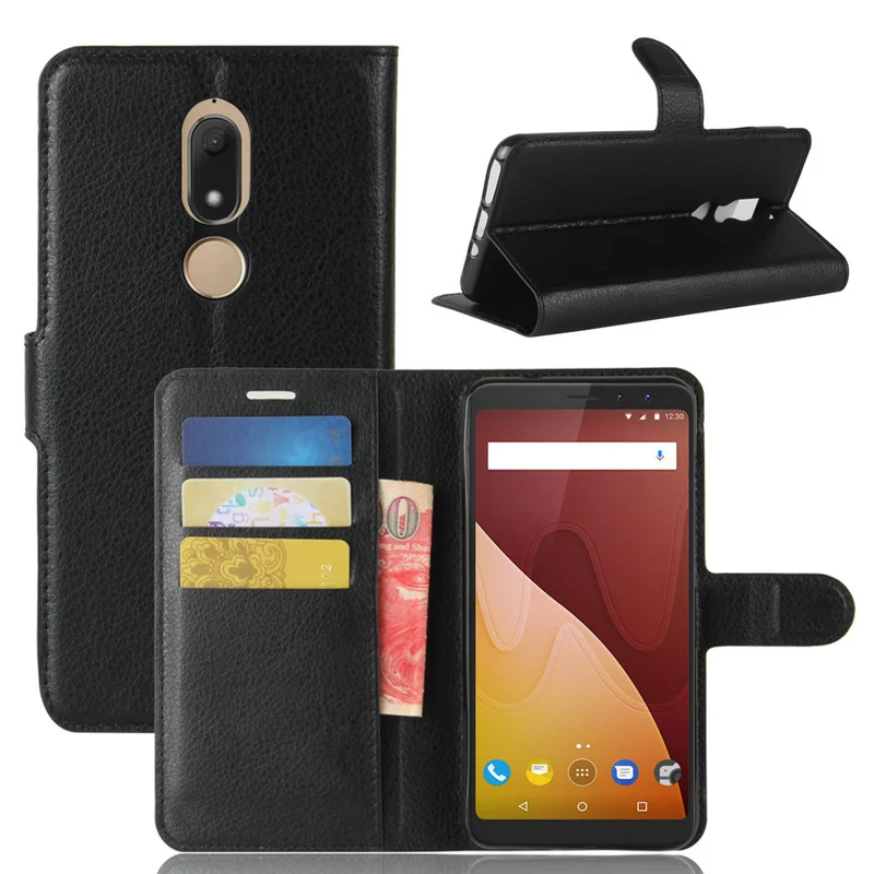 

Wiko View Prime Business Wallet Leather Case Wiko View Max Lite Book Flip Cover Stand Etui View Go view 2 Pro Coque Fundas