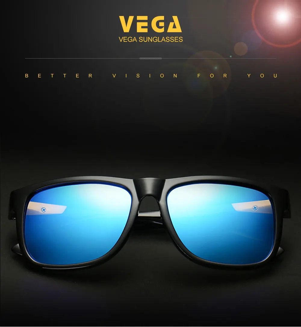 VEGA Eyewear Square Vintage Eyeglasses Polarized Retro Sunglasses 2018 Men Women Vintage Sunglasses Style  211 (3)