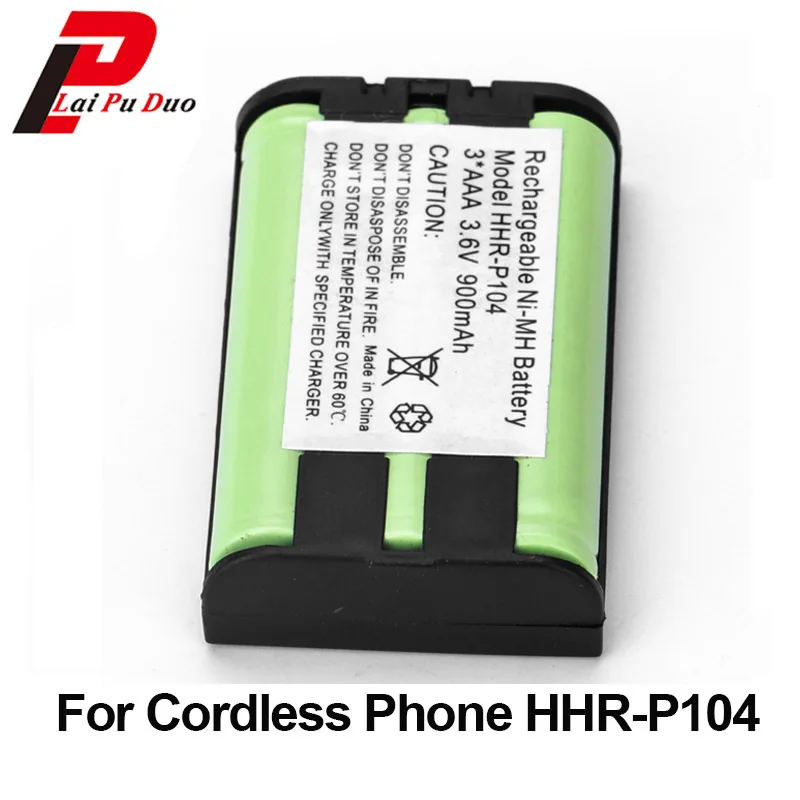 For Panasonic HHR P104 Cordless Phone Battery 3.6V 900mAh Ni MH HHR