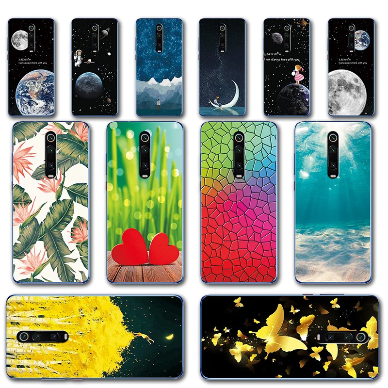 

Silicone Cover Cases For Xiaomi Redmi K20 Pro Phone Case For Redmi 7A Redmi Note 7 Soft TPU Novelty Painted For Xiaomi Redmi K20