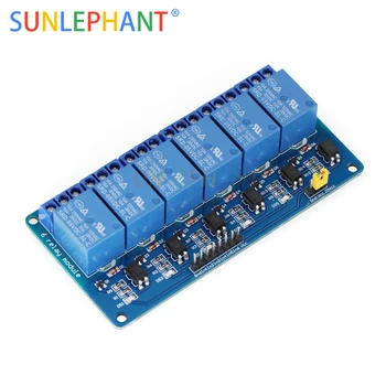 

DC 5V 6 Channel Relay Module with light coupling Optocoupler Insulation for Arduno PIC ARM DSP AVR Raspberry Pi Expansion Board