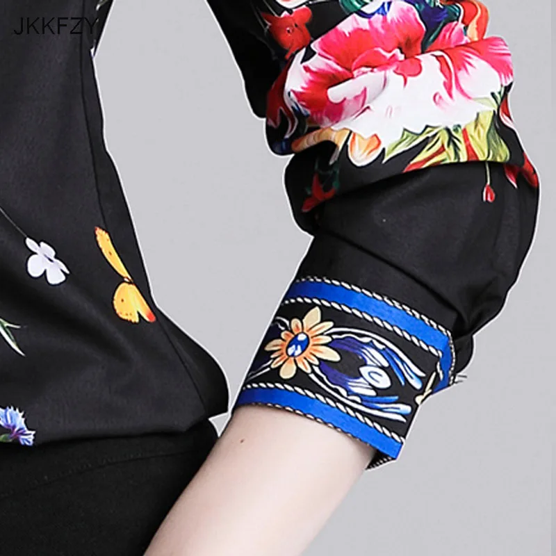 JKKFZY 2018 Autumn Winter New Ladies Long Sleeve Tops Turn-down Collar Shirt Women Shirt Elegant Casual Blouse JKKFZY 2018 Autumn Winter New Ladies Long Sleeve Tops Turn-down Collar Shirt Women Shirt Elegant Casual Blouse