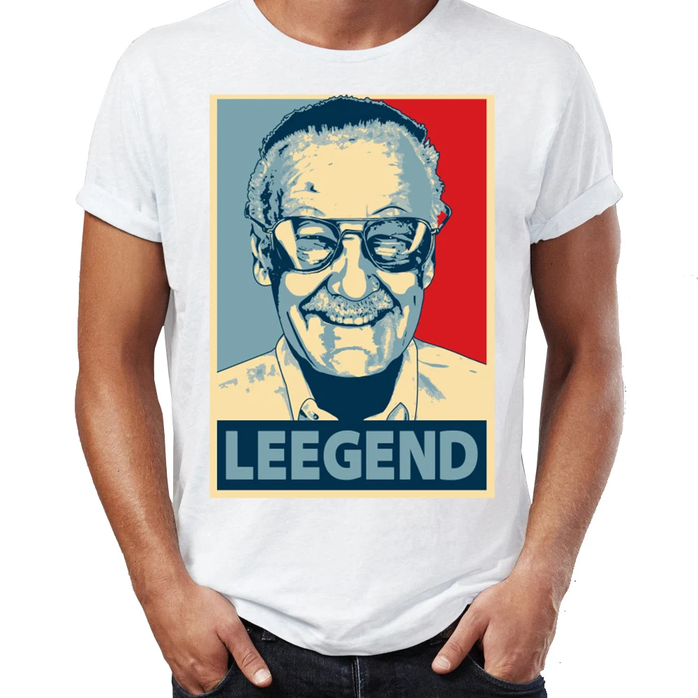

Men's T Shirt Stan Lee The Legend Awesome Artwork Printed Tee