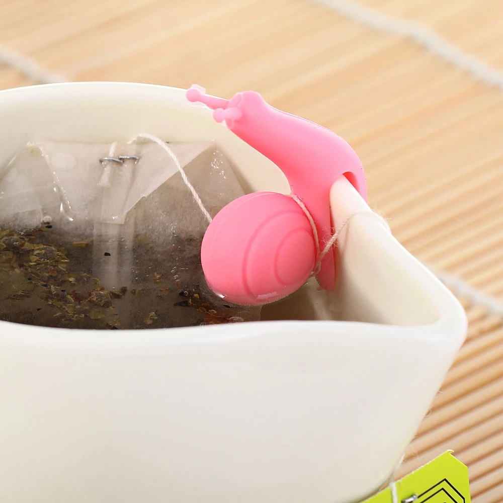 Silicone Material Snail Tea Bag HolderTeaware Sets AliExpress
