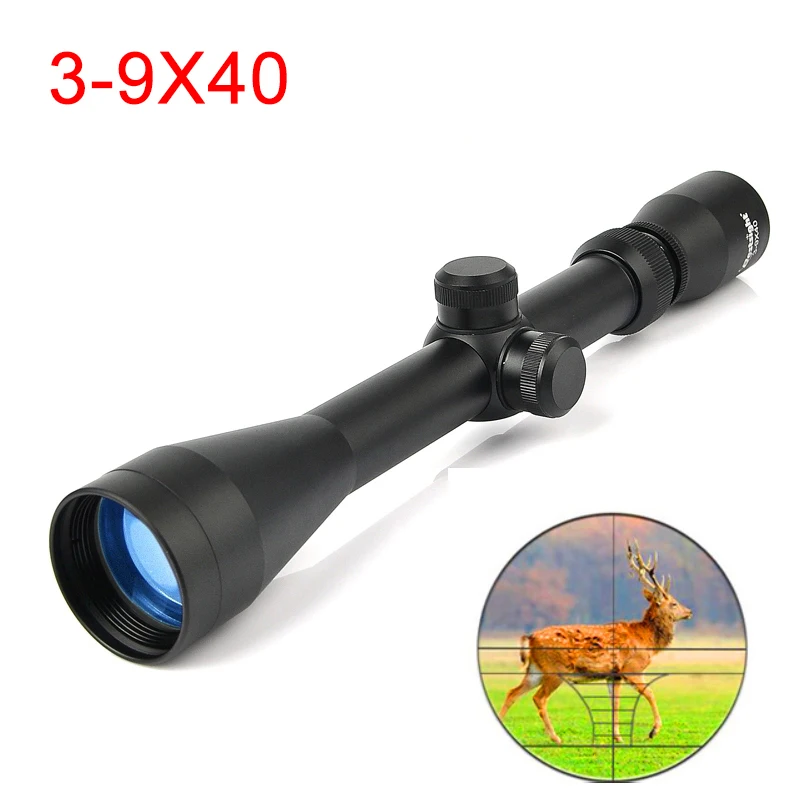 

3-9X40 Hunting Air Rifle Scope Wire Rangefinder Reticle Crossbow or Mil Dot Reticle Riflescope Tactical Optical
