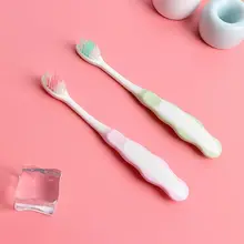 2 шт./компл. детская зубная щетка мягкая щетина Нескользящая ручка для детей обучающий зубной щеткой чистите все вокруг рта От 3 до 6 лет путешествия портативный