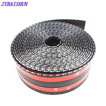 

Car Protective Film Auto Roll Bumper Lip Protector Moulding Strip Self Adhesive Carbon Fiber Stickers For EMGRAND Geely
