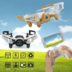 Мини Drone JXD 512dw 2.4 г 6 оси 4ch HD Камера Wi-Fi FPV-системы гироскопа RC горючего высоты Безголовый drone игрушек RC