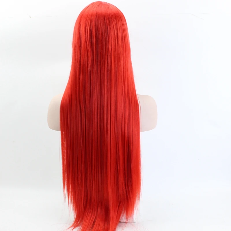 JOY & BEAUTY 80 см длинные прямые косплей парик синтетические волосы термостойкие черный серый красный розовый синий коричневый много цветов в