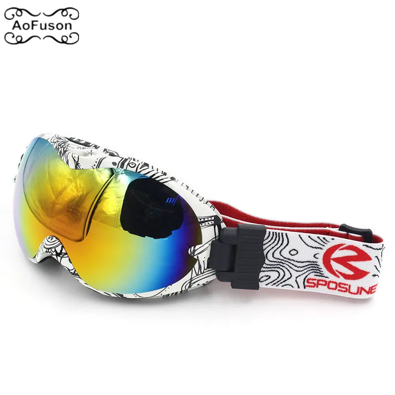 De doble-capa Anti-niebla lente Gafas de esquí UV400 Snowboard ciclismo máscara de nieve Gafas Esqui Motocross los niños adultos gafas De doble-capa Anti-niebla lente Gafas de esquí UV400 Snowboard ciclismo máscara de nieve Gafas Esqui Motocross los niños adultos gafas