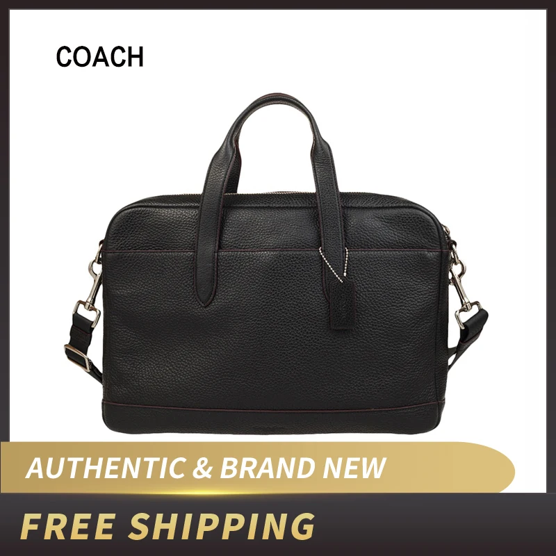 

Coach Hamilton Leather Briefcase Messenger Tote F11319