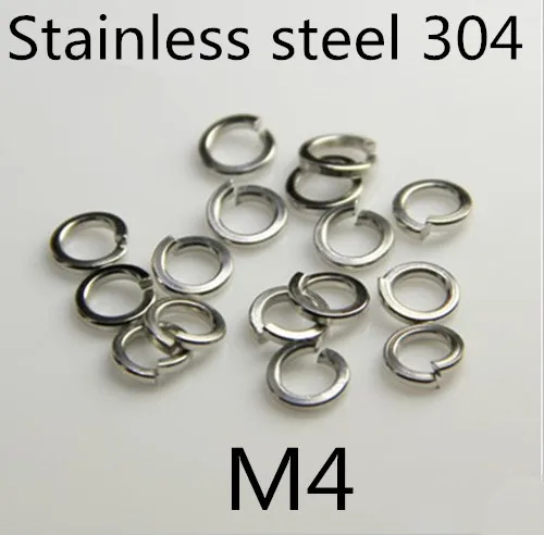

1000pcs/lot Din127 M4 stainless steel A2 spring washer