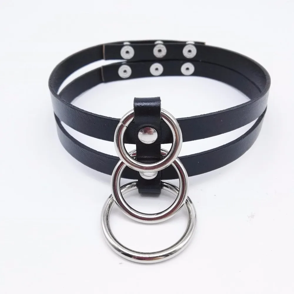 Женское Ожерелье чокер в стиле панк из натуральной кожи|jewelry choker|fashion chokerfashion necklace