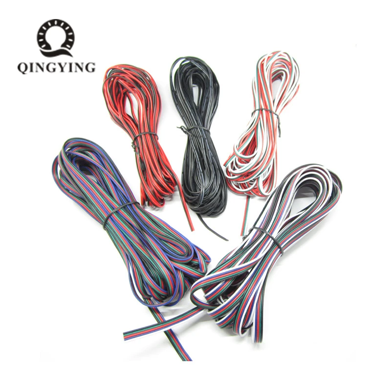10 м/лот 2 контактный 3 4 5 медный кабель из луженой меди 22AWG изолированный