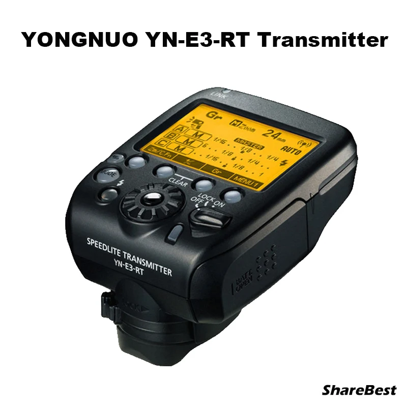 

YONGNUO YN-E3-RT TTL Radio Trigger Speedlite Transmitter as ST-E3-RT for Canon 600EX-RT,YONGNUO YN600EX-RT II