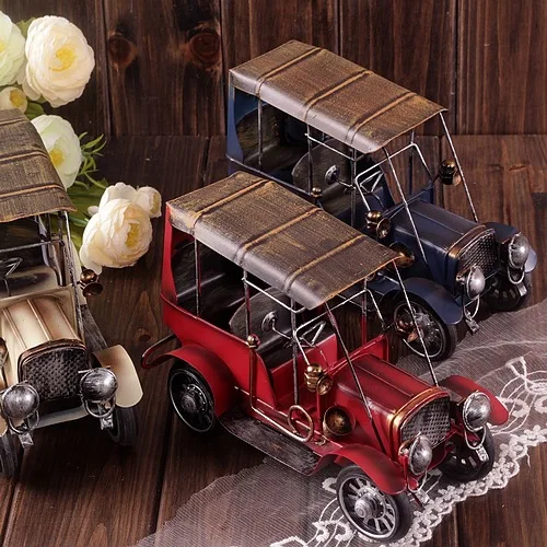 Nostalgia Convertible Cartoys Vintage Home Decor Car Cast Iron Toy Nostalgia Convertible Cartoys Vintage
