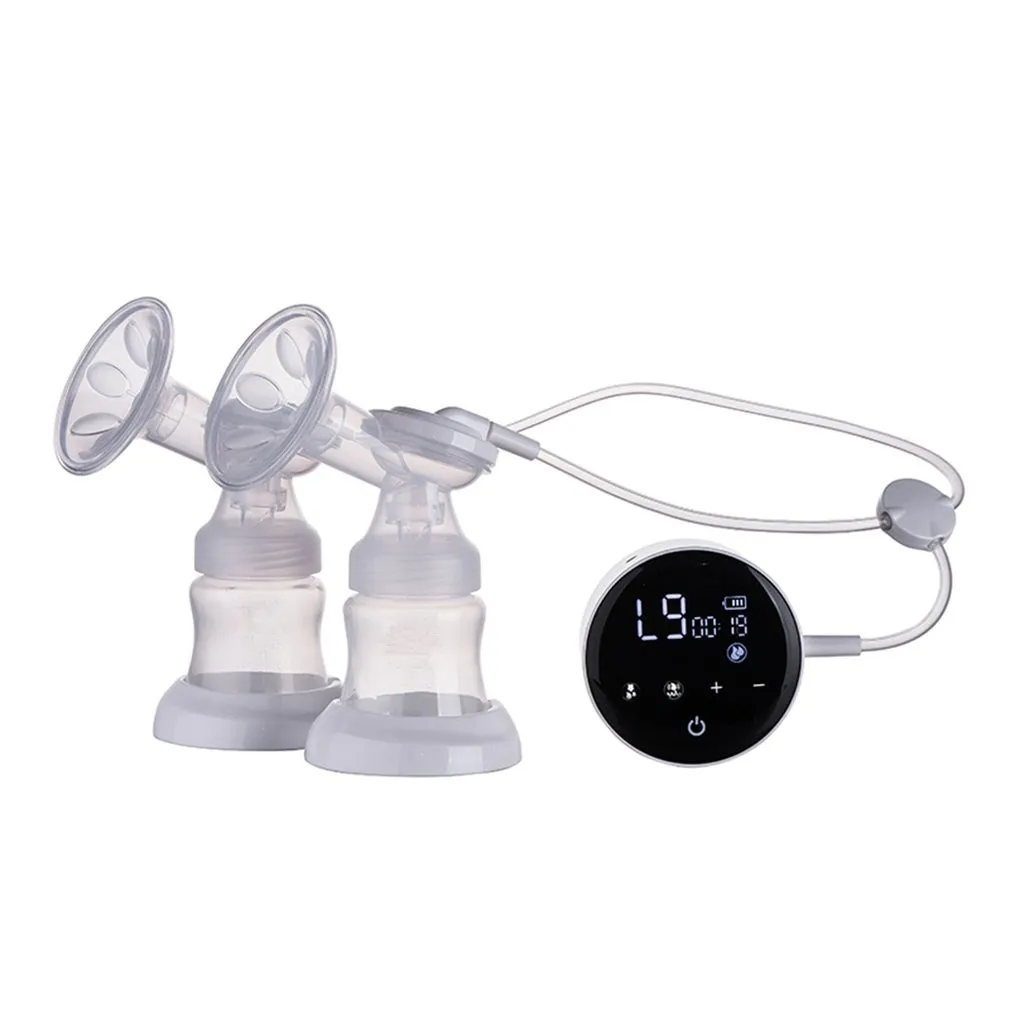 

Double Electric Breast Pumps Touch Screen Single Double Nipple Suction Powerful USB Automatic Pumps For Maternity Breast Feeding