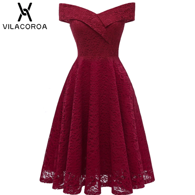 

Summer Women's Lace Dress Homecoming Cross Solid Zipper High Waist Women's Sweet Party Dress Plus Size Dress Female Vestidos