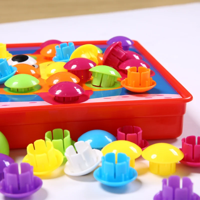 3D Puzzles Toys For Children Composite Picture Puzzle Creative Mosaic Mushroom Nail Kit Educational Game Toys For Kids 3D Puzzles Toys For Children Composite Picture Puzzle Creative Mosaic Mushroom Nail Kit Educational Game Toys For Kids