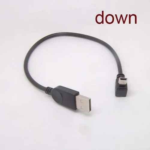 10 قطعة 90 درجة أسفل زاوية USB نوع الأنثى إلى B البسيطة 5 دبوس الذكور مهائي كابلات