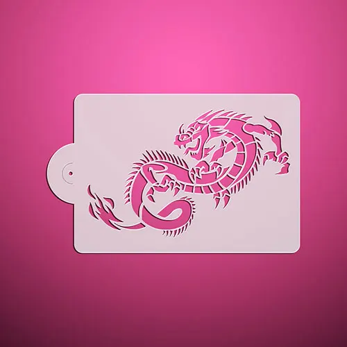 

Brave Dragon Design Cake Stencil,Fondant Cake Decorating Stencil,Perfect Cake Pastry Tools,Wall Decoration Stencil ST-3125